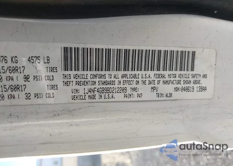 2011 Jeep Patriot Latitude X из США, поврежденный, VIN 1J4NF4GB9BD212209